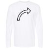 Unisex Gold Soft Touch Long Sleeve T-Shirt Thumbnail